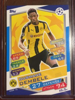 2016 Topps Match Attax Champions League #DOR15 Ousmane Dembele