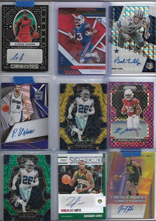 Multi Sport Collection For Sale autograph/jerseys/ed cards Below comps