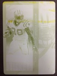 2013  Contenders Jonathan Stewart Yellow Printing Plate 1/1