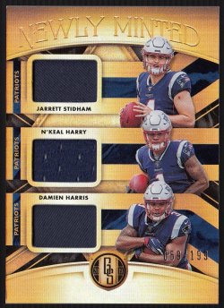 2019 Jarrett Stidham K'Neal Harry Panini National Treasures ROOKIE NFL