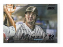 2022 Topps Stadium Club Black Foil Nick Fortes