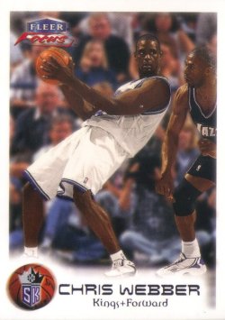 1999-00 Fleer Focus Masterpieces Chris Webber #ed 1/1