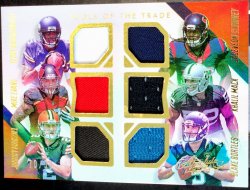 2014 Panini Absolute Mack/Clowney/Bortles/Evans/Manziel/Bridgewater TOTT Spectrum Gold Parallel