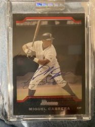  2005 Bowman bowman sterling -04 bowman miguel cabrera