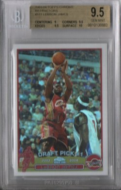 2003-04 Topps Chrome Refractors LeBron James