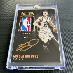 2014 Panini  Gordon Hayward logoman