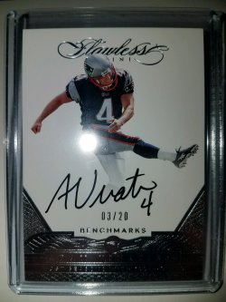 2016 Panini Flawless Adam Vinatieri AU