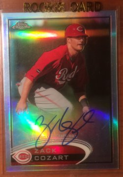 2012 Topps Chrome Refractor Zack Cozart