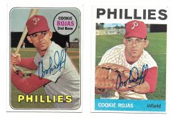 1964 & 19 Topps  TTM Cookie Rojas 3/7/26