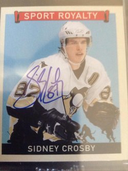 2007 Upper Deck Goudey Sidney Crosby Sports Royalty Auto