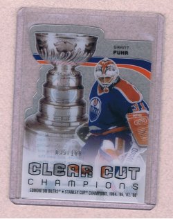 2010 Upper Deck UD srs 1 Grant Fuhr Clear Cut Champions CCCC-GF