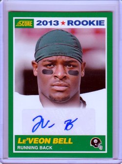    Bell, LeVeon - 2013 Score Rookie Signatures