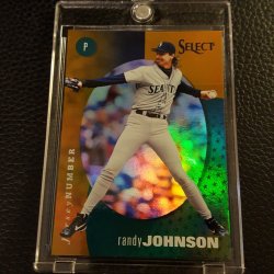 1998  Select Jersey Numbers Quasar 2 Prototype Randy Johnson