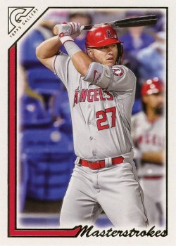 2022 Topps Gallery Masterstrokes Mike Trout