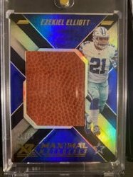 2018 Panini xr ezekial elliott xr maximal materials