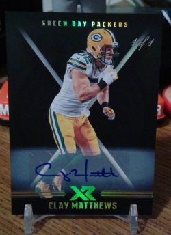 2017 Panini XR Black Autograph Clay Matthews
