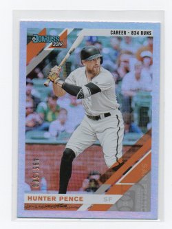 2019 Panini Donruss Career Stat Line Hunter Pence