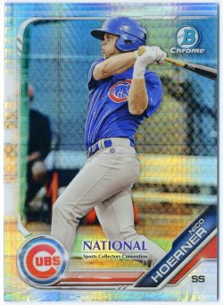 2019 Bowman Chrome National Sports Collectors Convention Wrapper Redemption Nico Hoerner