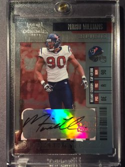 2006 Donruss Playoff Contenders #196 Mario Williams "Rookie Ticket Auto."