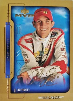 2000 Upper Deck MVP Racing Gold Script Adam Petty