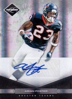 2011 Panini Limited Arian Foster Monikers Auto