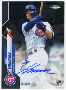 2020 Topps Chrome Rookie Autograph Nico Hoerner