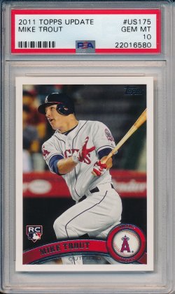 2011 Topps Update Mike Trout