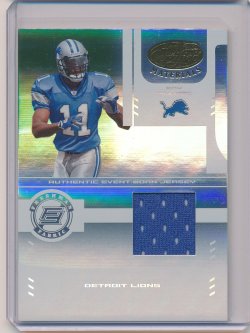    Roy Williams 2004 Leaf Certified Materials Jersey /1250
