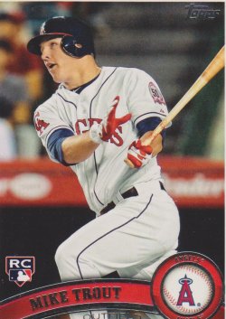 2011 Topps Updates Mike Trout RC