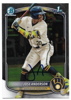 2025 Bowman Chrome IP Jose Anderson 4/8/26