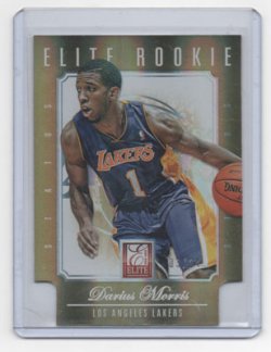 2012 Panini Elite Darius Morris Gold Status