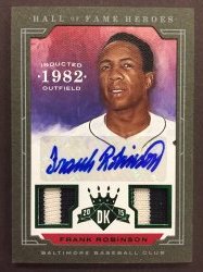 2015  Diamond Kings Frank Robinson Dual Patch Auto 5/5