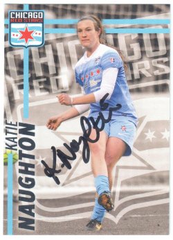 2016  Chicago Red Stars Team Set Katie Naughton IP Auto