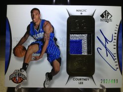 2008 Upper Deck SP Authentic Rookie Authentic Courtney Lee
