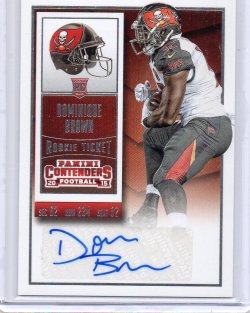2015 Panini Contenders Dominique Brown