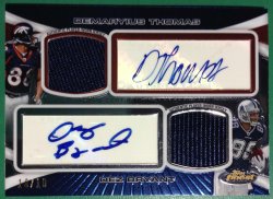 2010 Topps Finest Thomas & Bryant Dual Auto/Jersey
