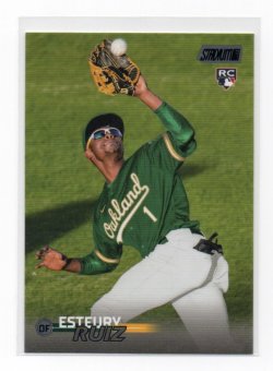 2023 Topps Stadium Club Black Foil Esteury Ruiz