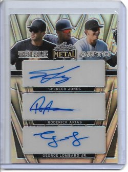 2024 Leaf  Yankees Arias/Jones/Lombard 21/35