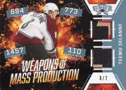2021/22 Leaf Lumber Weapons of Mass Production Silver Selanne