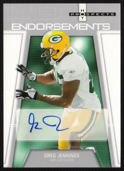 2006  Hot Prospects Endorsements Greg Jennings
