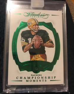 2016 Panini Flawless Emerald Diamond Bart Starr