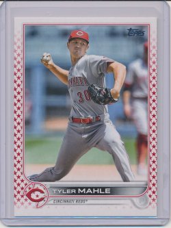    Tyler Mahle 2022 Topps Update Independence Day /76