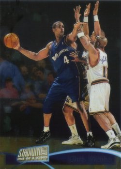 1997-98 Topps Stadium Club One Of A Kind Chris Webber #ed 5/150