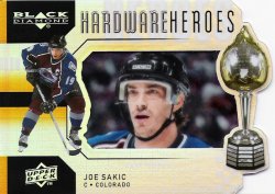 2009-2010 Upper Deck Black Diamond Joe Sakic Hardware Heroes