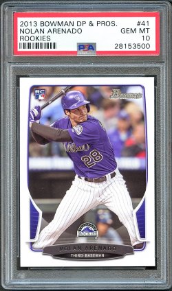 Nolan Arenado Rookie 2011 Bowman Topps 100 #TP-42 Rockies, Cardinals!