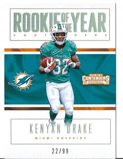2016 Panini Contenders Rookie of the Year Holo Kenyan Drake