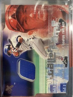 2001 Fleer e-x wall of fame relics nomar garciaparra