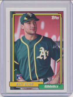    Matt Olson 2017 Topps Archives RC