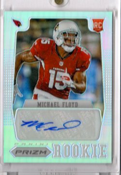 2012 Panini Prizm Michael Floyd Prizm Auto