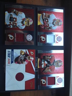  Panini Redskins Jersey lot 